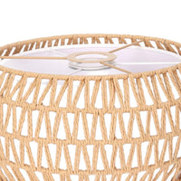 Woven Rope Lampshade Handwoven Rattan Drum Lampshade Fits E26 Socket for Bar