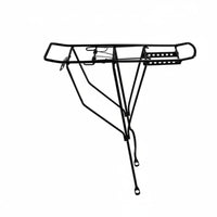 Child Cycle Carrier Rack Adjustable Kids Bike Rear Rack Sturdy Metal
