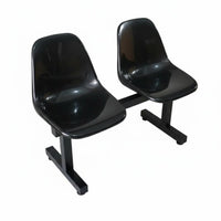 Gang Chair Easy to Clean Waiting Room Bench Sturdy Airport Seating Bench for Customers, General Public, Shopping Malls, Airports