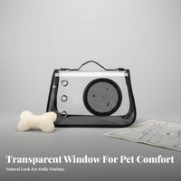 Adjustable Shoulder Strap Space Capsule Pet Bag Lightweight Design Space Capsule Pet Carrier Foldable for Travelers, Car Trips, Outdoor