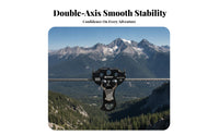 22 K and N High Strength Aerial Traverse Pulley Double-Groove Pulley Portable Compact Climbing Gear