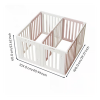 Expandable dog playpen, easy setup