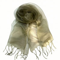 Translucent Scarf Lightweight Rectangular Scarf Gentle Drape for Travel