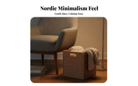 Imitation Rattan Cube basket with Handles Shelf Basket Hollowed-available for Living Room
