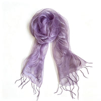 Translucent Scarf Lightweight Rectangular Scarf Gentle Drape for Travel