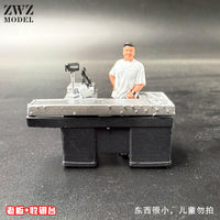 ZWZ 1:64 Hand-Painted Miniature Supermarket Scene Accessories