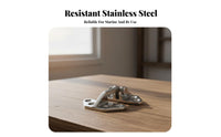 Sturdy Duty Stainless Steel Hinge Seaworthy Grade Boat Hinge Hardware Fitting Rust-Resistant Rustproof for Yacht