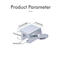 2 Pieces No Window Lock Rust-Resistant Home Hardware Adjustable for Children
