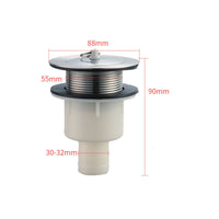 Mop Sink Drain Kit Anti-Rust Flexible Bend Pipe Long-Lasting for Utility Room