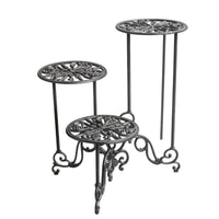 3-Tier Plant Stand Decorative 3-Tier Plant Shelf Tiered for Balcony