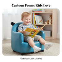 Creature Character Chair Soft and Cuddly children's Upholstered Lounge Chair Easy to Clean Reinforcementive Comfort for Bedroom