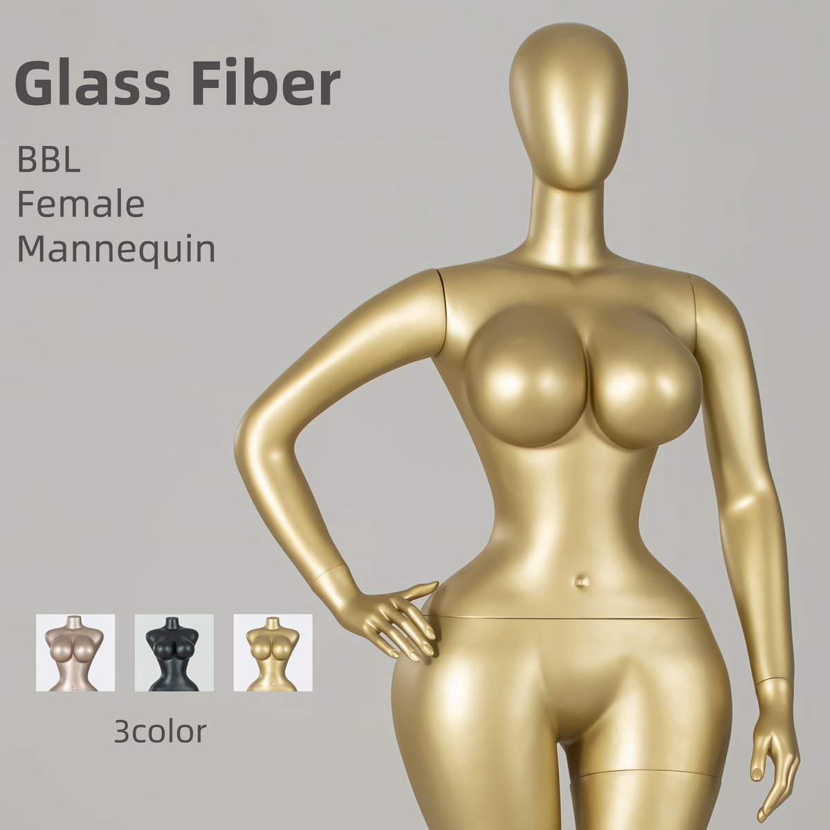 Full Body Female Mannequin Display Stand FRP