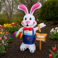 Inflatable Figure Festive Lawn Inflatable Bright Outdoor Christmas Decoration for Easter