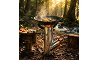 Portable Folding Camping Cooker Rust Resistant Folding Leg Camping Cooker Lightweight Outdoor Gear