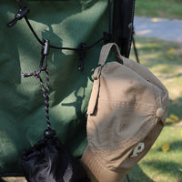 Portable Windproof Outdoor Clothesline with Adjustable Hanging Rope and Clips