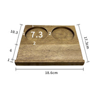 Chocolate Display Tray Premium Wood Wooden Dessert Tray Easy to Clean for Bakery