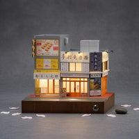 Street Scenery Model Lighted Yakitori Shop Model Paper and Hobby Set