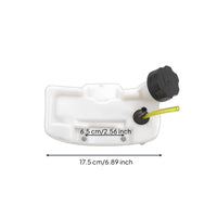 Hedge Trimmer Gas Tank Replacement Petrol Tank with Lines White for Gardeners