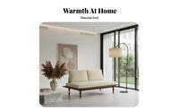 Nordic Design Wooden Frame Couch Set Japanese design Living Room Furniture Small Apartment suitable Seating Group Minimalist Aesthetic for Homeowners, Adults, Lounge Area, Sunroom