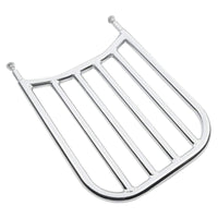 Backrest Luggage Rack Black Motorcycle Luggage Rack Powder-Coated Rear Cargo Shelf for Road Trips