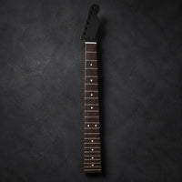 Black Matte Tele-Style Design Neck Dot Inlays 22 Fret Guitar Neck for DIY Users