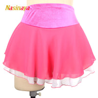 福诺定做女童成人花样滑冰服表演比赛考级短裙skating skirt8