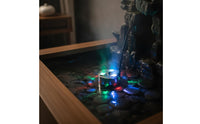 Water-Shortage Protection 3-Head Pond Fogger Stainless Steel Sonic Mist Maker with Lights Corrosion-Resistant Mist Maker with LED Lights High-Efficiency for Hobbyists, Ponds, Fountains, Landscapes