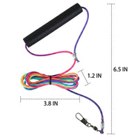 Parrot Harness and Parrot Leash with Long Flying Rope, Bird Flying Leash for Outdoor Walking, Adjustable Bird Containment Kit