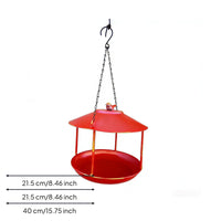 Bird Feeder with Hanging Hook Sturdy Hanging Bird Feeder Rustic for Birdwatchers