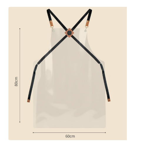 Waterproof Work Apron Easy to Clean Safeguarding Wear Stain Resistant for Chefs
