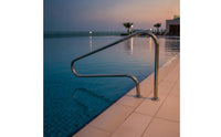 Pool Handrail Stainless Steel Swimming Pool Handrail Bolt-down for Families, Spa
