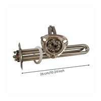 Triangular Flange Heating Tube SUS304 Stainless Steel for Food Warmers