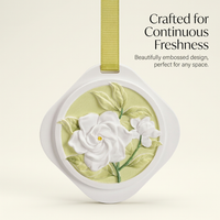 Scented Plaster Ornament for Car Hangable, 3D Embossed Osmanthus Fragrance Hanging Pendant, Home Decor Scented Plaster for Wardrobe