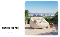 Single Person Floor Sofa With Supportive Rearrest Pouf Chair Chair Comfortable Relaxing for Adults