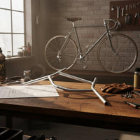 Anodized Silver Bike Handlebar Polished Finish Aluminum Alloy Handlebar
