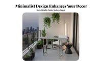 Single Tier Pedestal Stand Anti-Rust Flower Pot Holder Heightened Design Stable Base for Plant Lovers, Porch