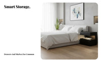 Floating Nightstand with Drawer Modern Design Floating Storage Cabinet