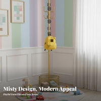 Rolling Clothes Rack with Basket Freestanding Design kids' Dress-up Rack