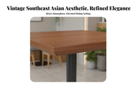 Curved Wovenrear Booth Vintage design Upholstered Banquette Sturdy Construction