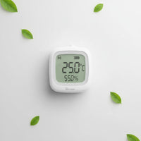 Smart Temperature Humidity IP65 Waterproof Connected Hygrometer Instant Temperature Humidity for Washroom, Terrarium