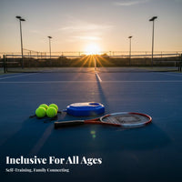 Solo Practice Set Untwisting Design Self Practice Tennis Set Fillable Base Practice Tool for Beginners, Students, Indoor, Fitness Exercise, Backyard