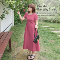 Summer Dress for Women with Puff Sleeves and Asymmetric Hemline, Maxi Dresses for UK Sizing, Long for Casual Outings