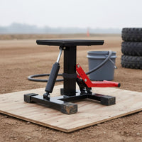 Hydraulic Motorcycle Lift Height Adjustable Hydraulic Motorcycle Lift Anti Slip Top Maintenance Stand Riders, Garage, Workshop