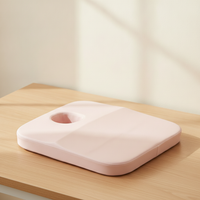 Leather Face Cradle Pillow for Massage Table, Removable and Washable SPA Beauty Bed Face Cushion with Hole