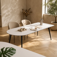 Wired Conference Table Tapered Legs Oval Conference Table E1 Board Office Furniture