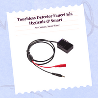 Induction Faucet Detector, Touchless Bathroom Sink Controller, Battery-Operated Accessory for enhancement, Easy Installation