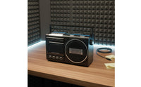 AM Frequency Modulation SW Radio Boombox Telescopic Antenna Portable Tape Player