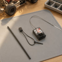 Receiver Module with Antenna 2.4G 3CH Receiver Electronics Compatible 3-Channel for Hobbyists