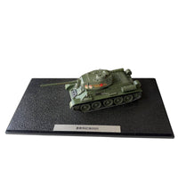 2 Pieces T-34 and IS-2 Armored Vehicle Set Realistic Design for Collectors