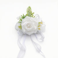 Wedding Car Flower Decorations Artificial Rearview Mirror Flowers Layered